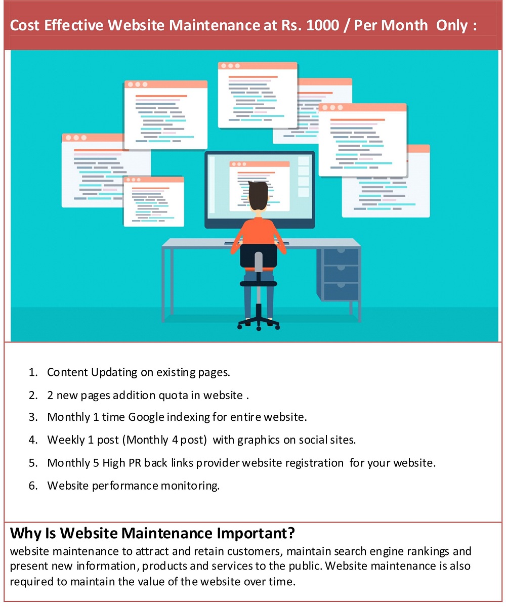 website maintenance services kolkata